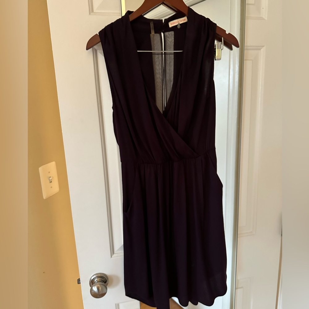 Rebecca Taylor Deep Purple Dress
